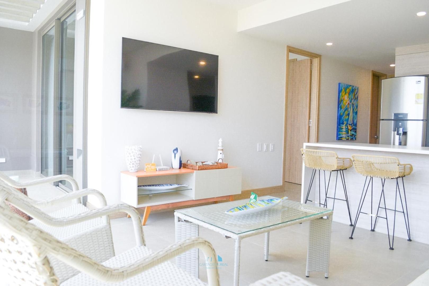 Apartamento Vista Al Mar Lateral Panoramic View,spectacular Building,pools, Morros Zoe Ultimo Piso